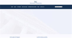 Desktop Screenshot of mckamielaw.com